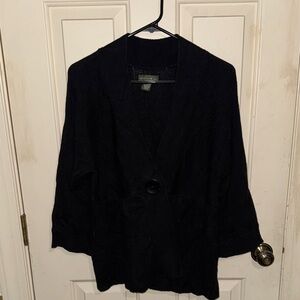 Mountain Lake Black Knit Blazer